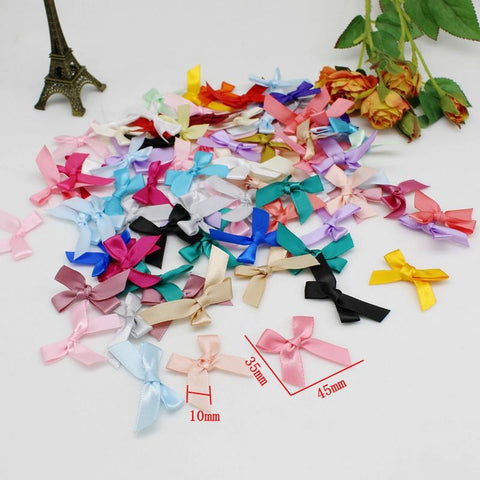 Ribbon Satin Bow Flower Craft Decoration Handwork-HA00028-Veeddydropshipping