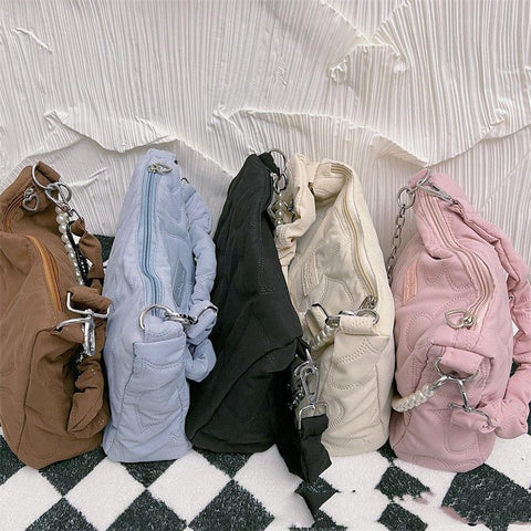 Trend New Chains Shoulder Bag Female Casual Zipper-BS00172-Veeddydropshipping
