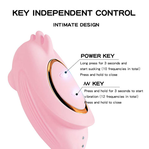 Pulse Slap Sucking Vibrator,Strong Shock Mini Masturbator,Vibrators -BH01181-Veeddydropshipping