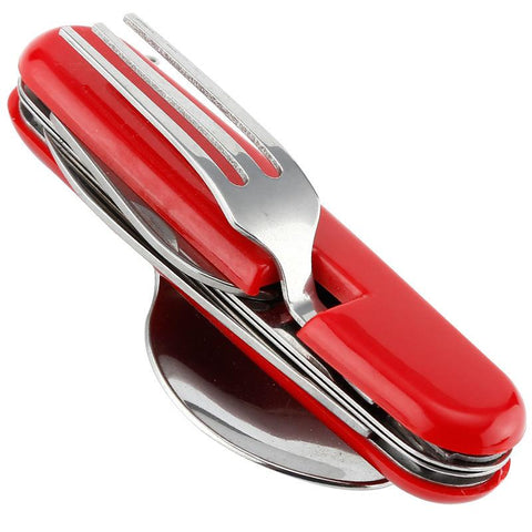 Stainless Steel Foldable Fork Spoon Knife Picnic Camping Hiking-OS01264-Veeddydropshipping