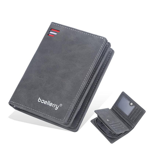 Zipper Short Desigh  Wallet Hipster Credit Card Holders-BS00195-Veeddydropshipping