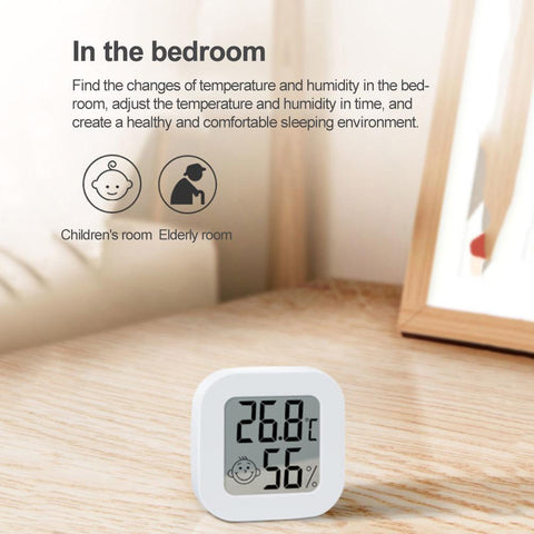 Indoor Temperature Humidity Sensor Bluetooth Mini LCD Digital Emotional-TI01038-Veeddydropshipping