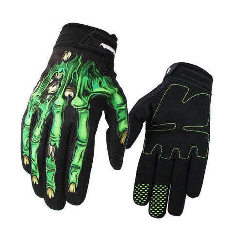 Skull Rose Motocross Bicycle Gloves MTB Off-Road Mountain Bike Guantes Motorcycle -OS01229-Veeddydropshipping
