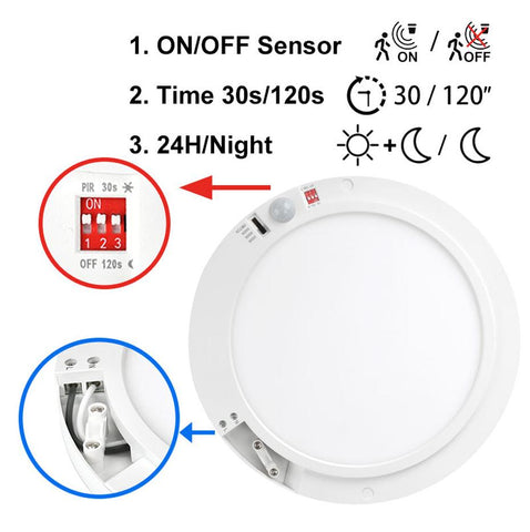 Led Ceiling Light PIR Motion Sensor-TI00299-Veeddydropshipping
