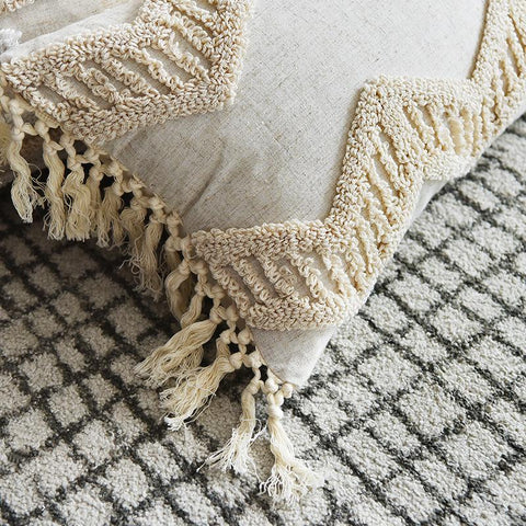 Fringed Suede Pillowcase Bohemian Style Ring Velvet-HA00546-Veeddydropshipping
