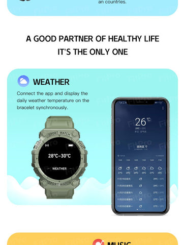 Smartwatch Fitness Bluetooth Screen Bracelet Smartband for Android IOS-JW01138-Veeddydropshipping