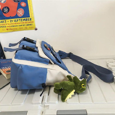 Bags for Women Nylon Messenger Bag Youth Girls Boys-BS00418-Veeddydropshipping