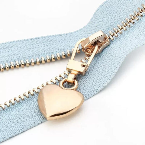 Sewing Zippers Puller Head Heart Shape-HA00075-Veeddydropshipping