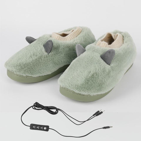 Shoes Plush Warm Electric Slippers Feet Adjustable-BS01228-Veeddydropshipping