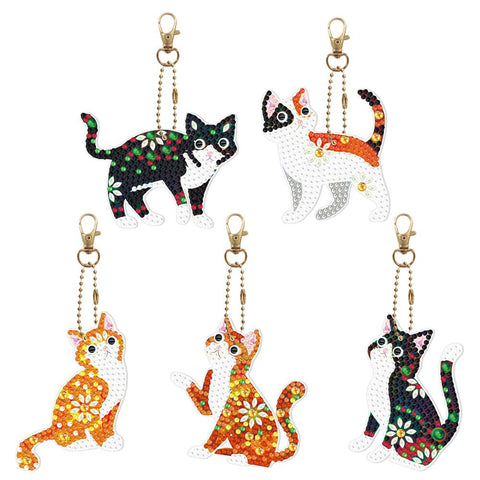 DIY Diamond Painting Keychain Eiffel Tower Keyring-HA00117-Veeddydropshipp