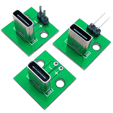1pc Data Charging Cable Jack Test Board With Pin Header 90 Degree Vertical Type -CE00122-Veeddydropshipping