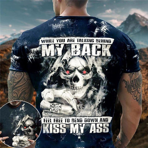 Heavy Metal Phonk Style Printed Men&#39;s Street Hip Hop Trend T-shirt-TB01159-Veeddydropshipping