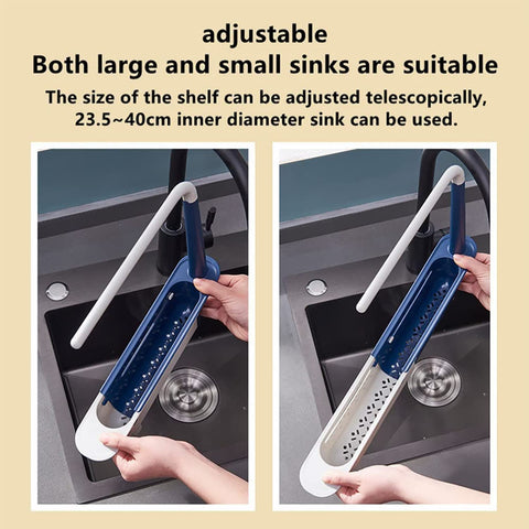Telescopic Sink Storage Rack Holder-HA00904-Veeddydropshipping