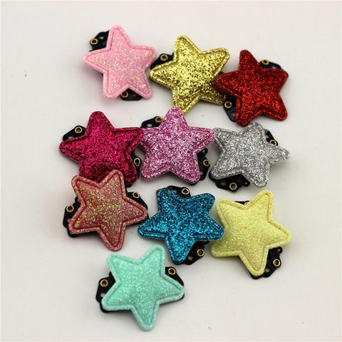 10pc Baby with Fine Wispy Hair Mini Latch Wisp Clip Newborn Shinning Star-TB00474-Veeddydropshipping
