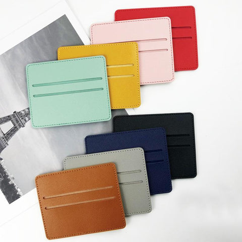 Mini ID Card Business Credit Card Case PU Leather Ultra-thin-BS00572-Veeddydropshipping