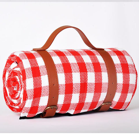 Beach Mat Colorful Plaid Stripe Rectangular Sleeping-OS01325-Veeddydropshipping