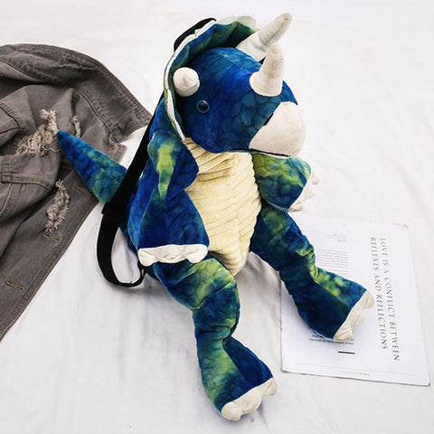 Children Dianosaur Backpacks Kids Doll Plush Bag 3D Dinosaur Baby-TB00025-Veeddydropshipping