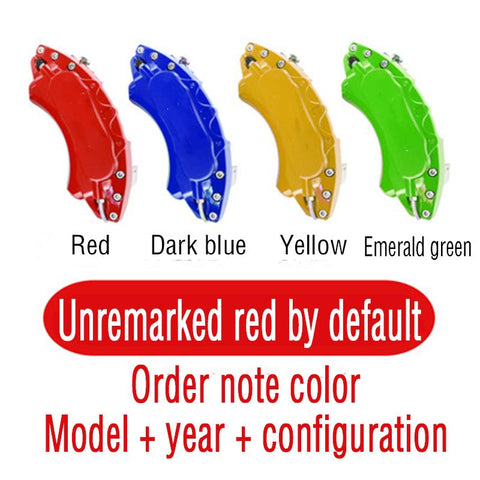 4Pcs Front Rear Brake Caliper Cover 3D Aluminum Car Styling Metal-AM00174-Veeddydropshipping