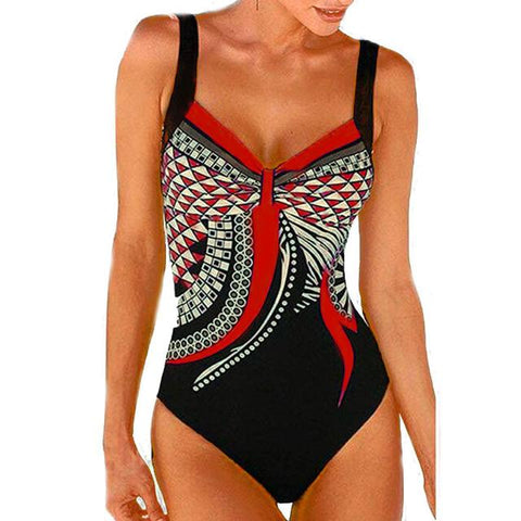 Fashion One Piece Swimsuit Women Beach Wear Swimwear With Pad Wire Free -OS00266-Veeddydropshipping