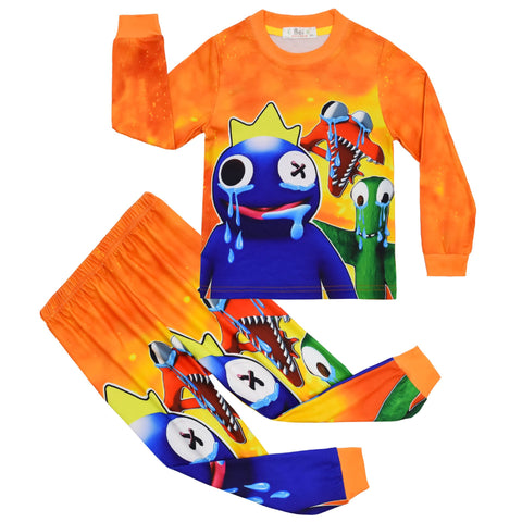 Game Rainbow Friends Pyjama Kids Pajamas Baby Boys Long Sleeve-TB01042-Veeddydropshipping