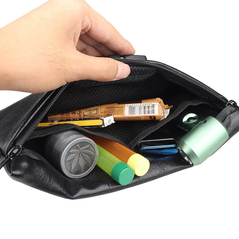 Bag with Combination Lock Carbon Lined Odor Proof Bag-BS00207-Veeddydropshipping