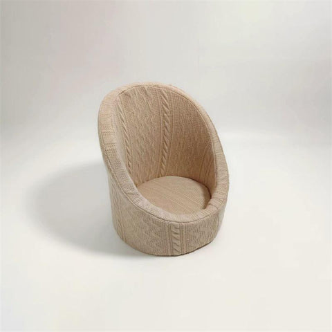 Sunshine Newborn Photography Props Lace Round Sofa Chair-TB00762-Veeddydropshipping
