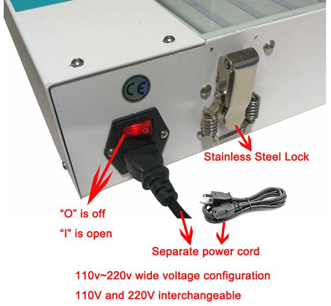 24.8" x 32.6" 63×83cm 120W Vacuum LED UV Exposure Unit PLC Panel for Screen PrintingVeeddydropshipping