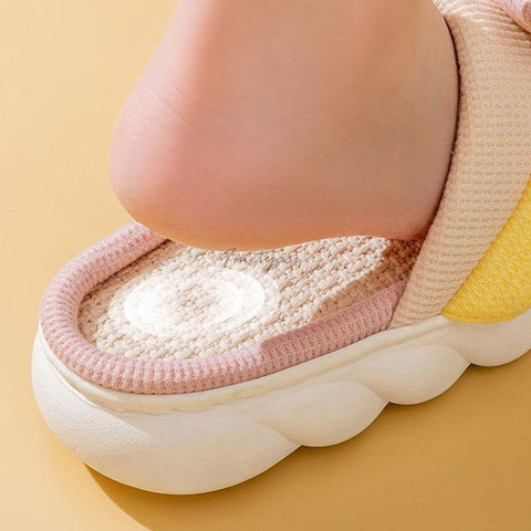 Bedroom Platform Slides Non-Slip Female House Slippers-BS01118-Veeddydropshipping