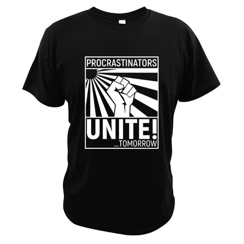 Tomorrow Post T Shirt Funny Self-Mocking T-Shirt-MF00060-Veeddydropshipping