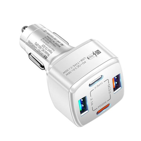 Dual USB C Car Charger Fast Charging USB Type C-PA01163-Veeddydropshipping