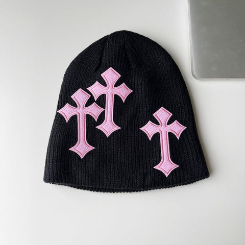 Christian Cross Beanie Acrylic Beanies Ski-Veeddydropshipping