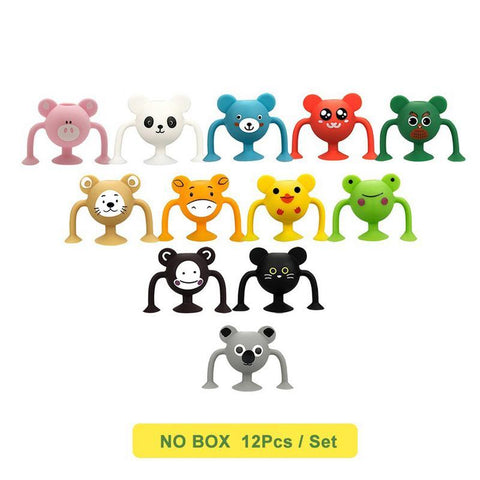 Fun Suction Toys For Children 12pcs Sensory Suction Cup Bath Toy-TB01540-Veeddydropshipping