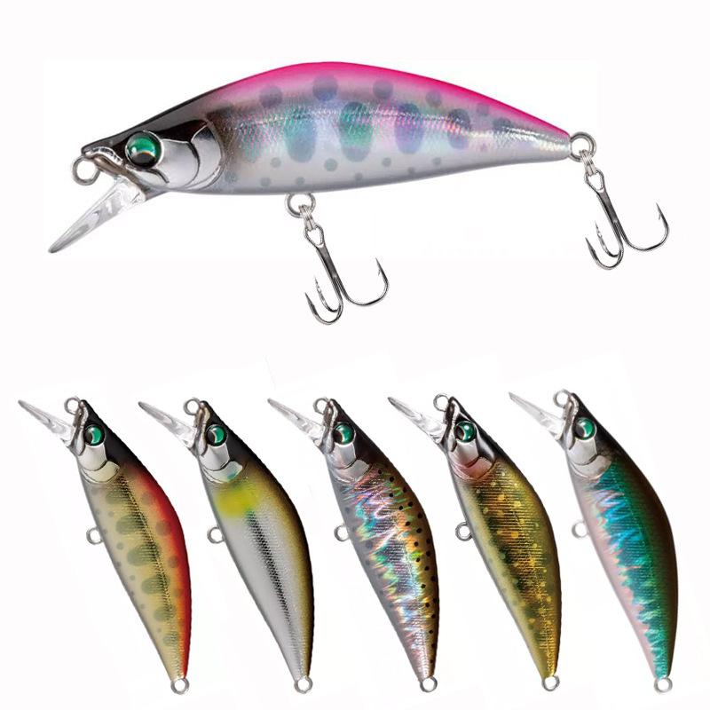 1pcs Fishing 5cm 5.2g Swimbaits Bass Big Fish Crankbaits Fishing Lure Floating Wobblers -OS00392-Veeddydropshipping