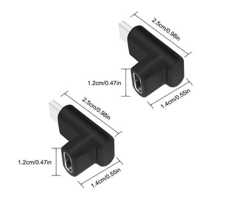 90 Degree Right Angle USB 3.1 Type C Male To Female Converter-CE00024-Veeddydropshipping