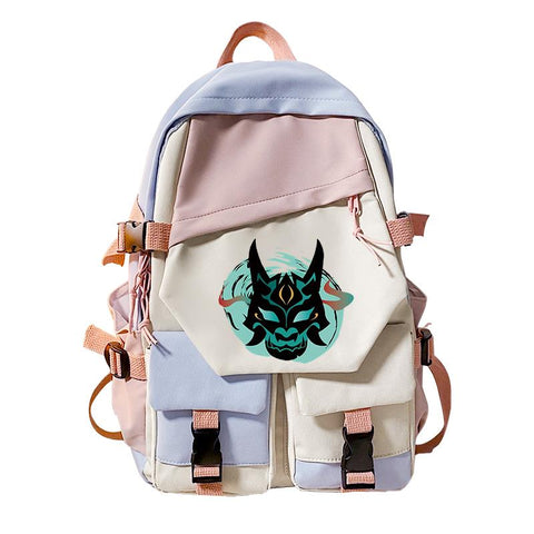 Backpacks Xiao Travel School Bags Hu Tao Student Backpack Bags Girls-BS00046-Veeddydropshipping
