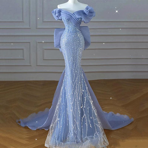 Prom Dresses Off Shoulder V Neck-Veeddydropshipping
