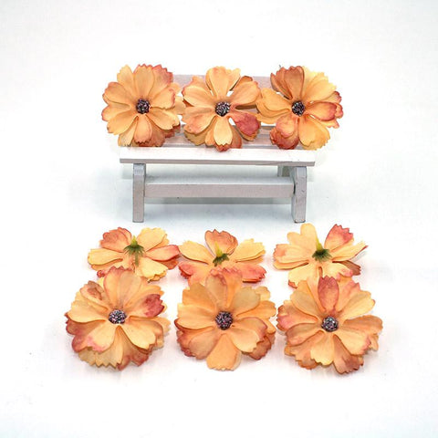 daisy flower head mini silk artificial flower decoration-HA00647-Veeddydropshipping