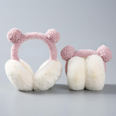 Cute Earmuffs Warm Female Plush Gift Blindfold Cute-MF00837-Veeddydropshipping