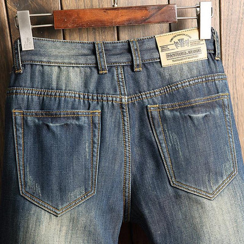 Men High Quality Patchwork Ripped Jeans Distressed Denim Trousers Male-TB01300-Veeddydropshipping