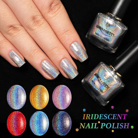 Holographic Nail Polish Rainbow Polish 6ml Laser Varnish Shining -BH01013-Veeddydropshipping