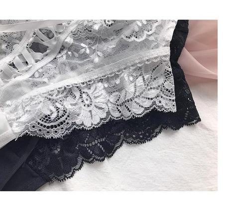 Ladies sexy high waist lace panties-WF00901-Veeddydropshipping