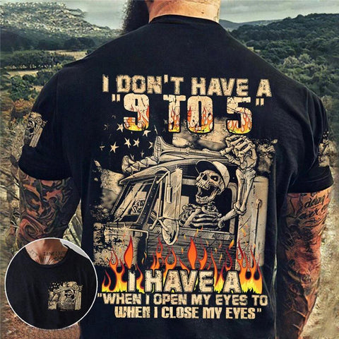 Heavy Metal Punk Style Men Teen Summer Trendy T-shirt High Street-TB01155-Veeddydropshipping