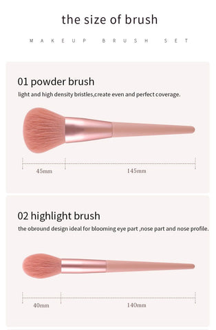 Makeup Brushes Set Eyeshadow Eyebrow Brush-BH00738-Veeddydropshipping