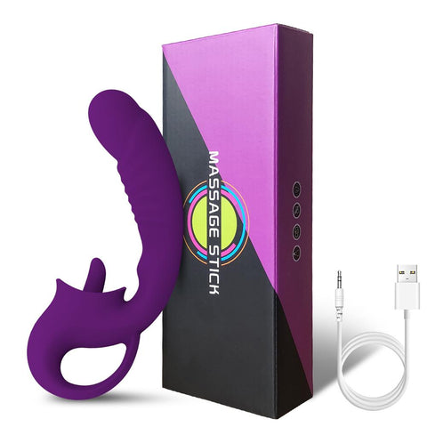 Clitoral Licking G Spot Vibrator Realistic Dildo Clitoralis Stimulator  -BH01255-Veeddydropshipping