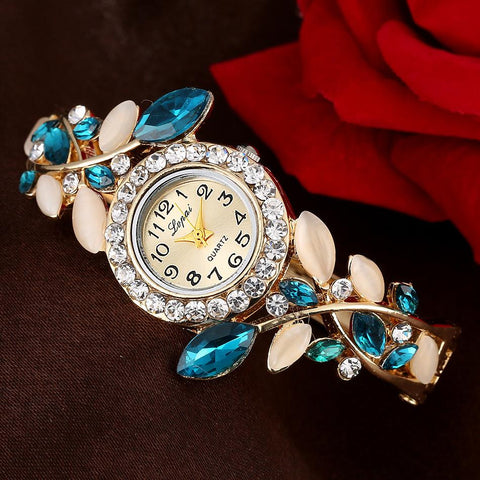 Luxury Diamonds Wrist Watch Steel Bracelet  Clock Gifts -JW01009-Veeddydropshipping