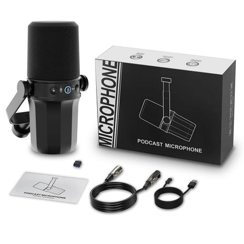 Vocal Dynamic Microphone for Podcasting, Live Streaming, Recording &amp-CE01108-Veeddydropshipping