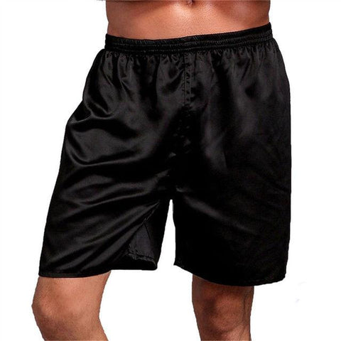 Silk Satin Pajamas Shorts Pyjamas Pants Sleep Bottoms-MF01451-Veeddydropshipping