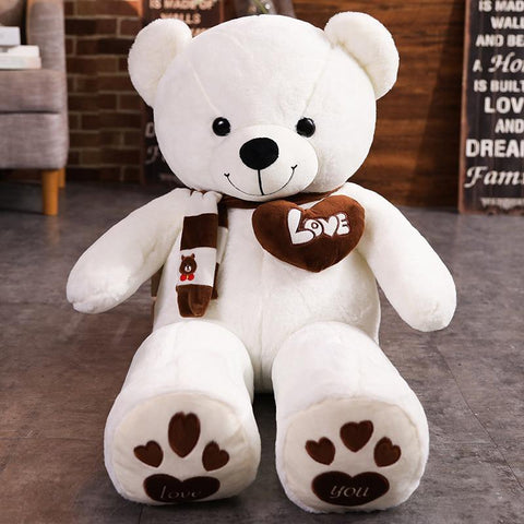 New Hot High Quality 4 Colors Teddy Bear With Scarf Stuffed Animals Bear-TB01546-Veeddydropshipping