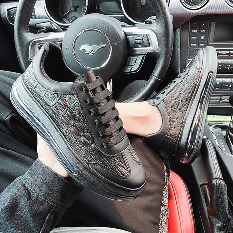 Breathable Outdoor Walking Men Footwear Light Split Leather-BS01405-Veeddydropshipping