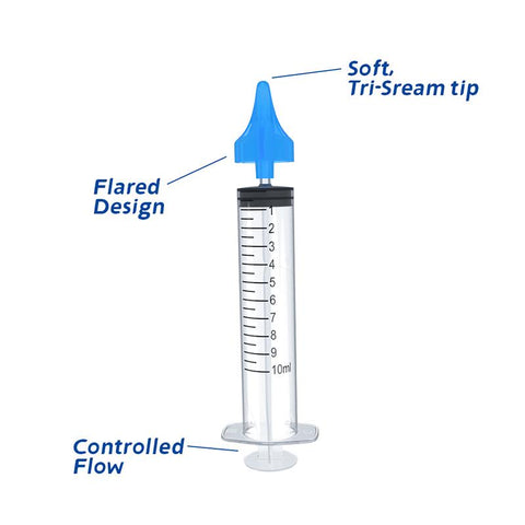 Ear Cleaner Washer Syringer Elbow Rubber Tube-BH00887-Veeddydropshipping